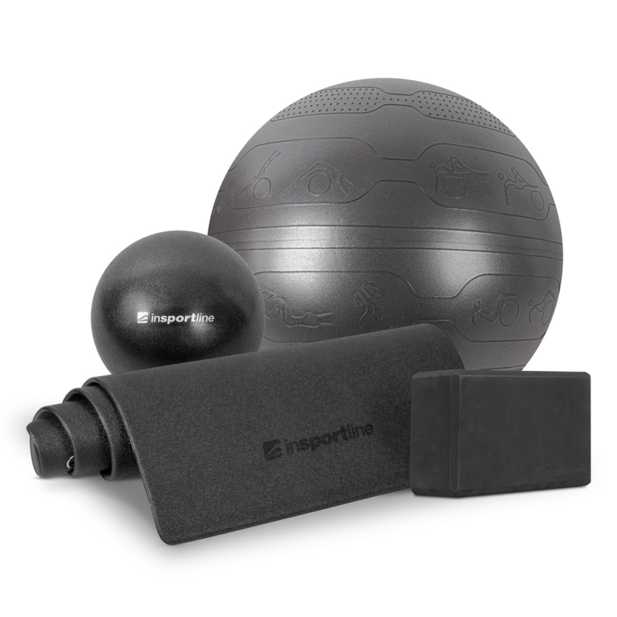 inSPORTline Joga súprava Black · záber 1