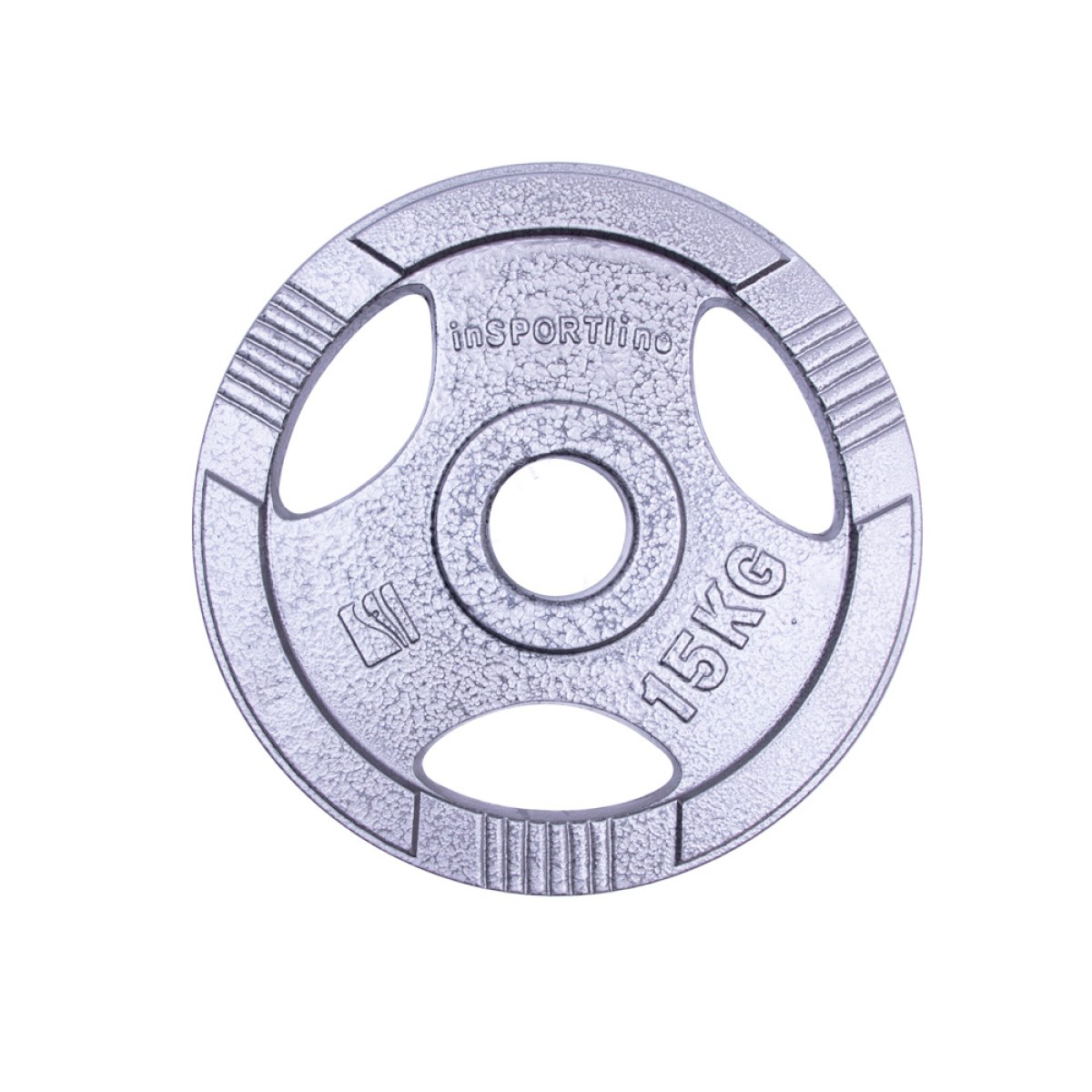 Liatinový olympijský kotúč inSPORTline Hamerton 15 kg 50 mm · záber 2