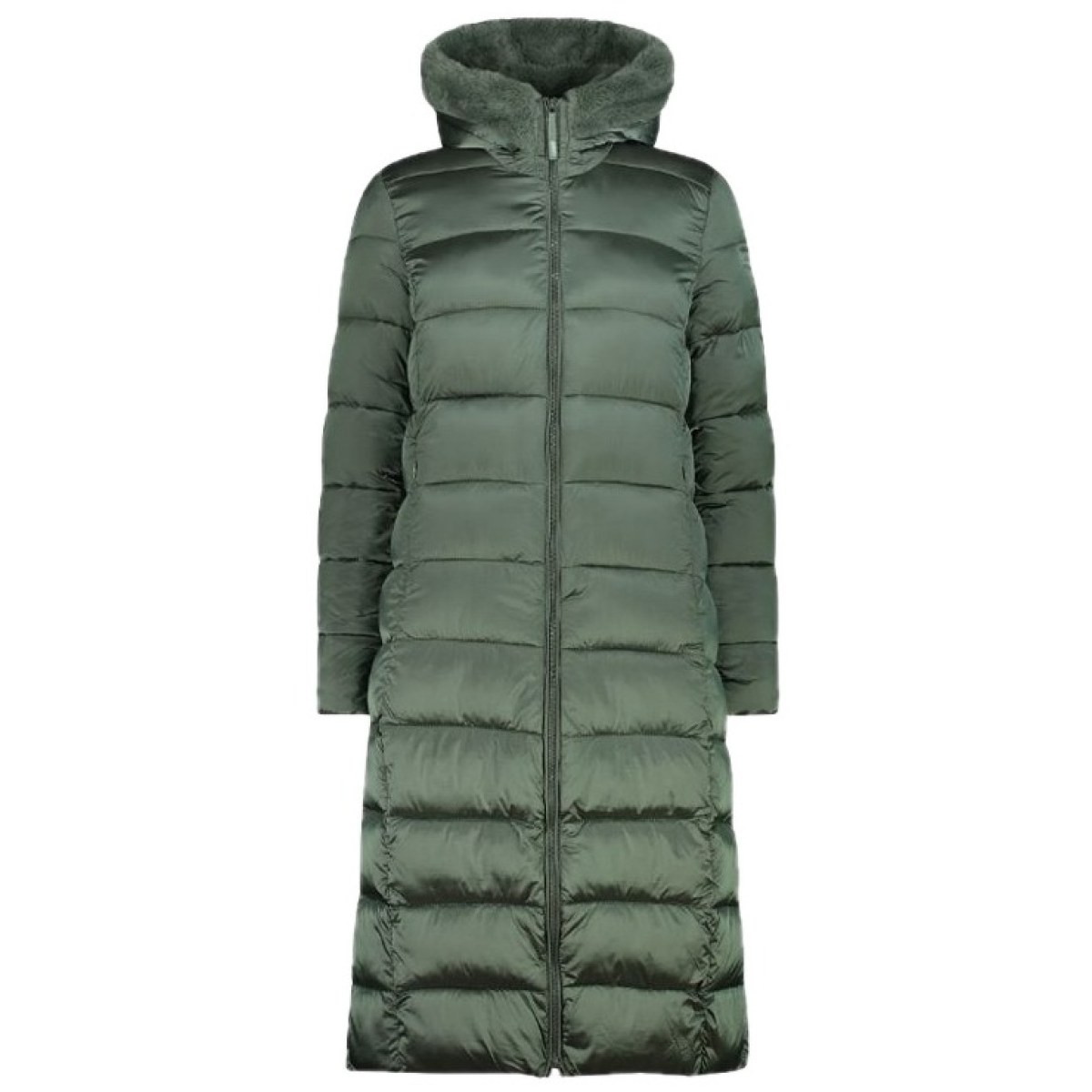 CMP Coat FIX Hood W - Veľkosť: 36 | Farba: Zelená · záber 1