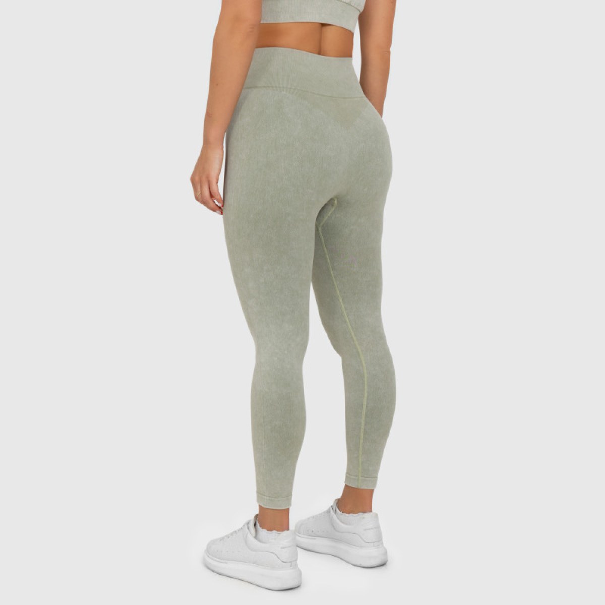 Dámske legíny Iron Aesthetics Faded, washed green · záber 5