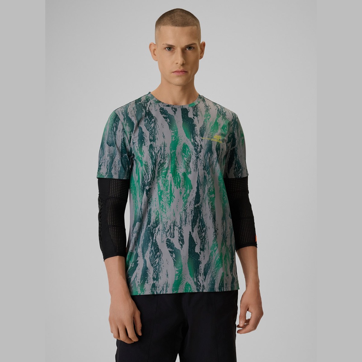 Pánsky cyklistický dres - zelený · záber 1