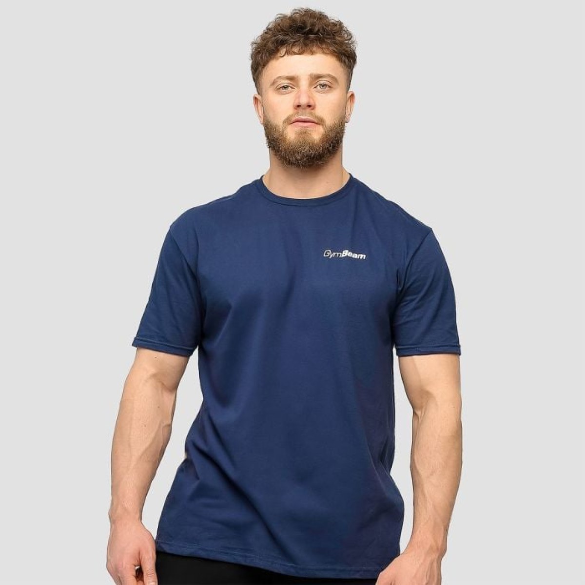 GymBeam Tričko Basic Navy Blue LL · záber 1