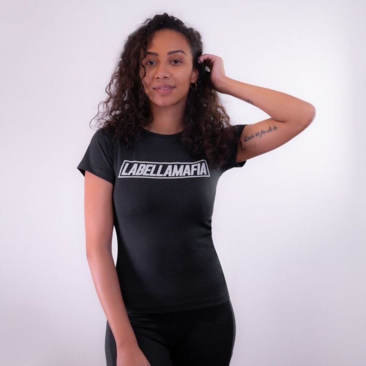 LABELLAMAFIA Dámske tričko Mesh Black S · záber 1