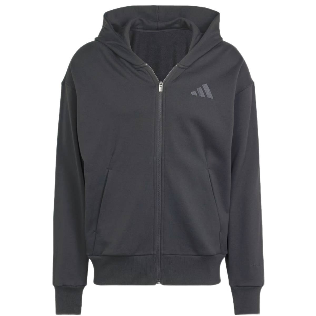 Adidas ALL SZN French Terry Full-Zip Hoodie - Veľkosť: M · záber 1
