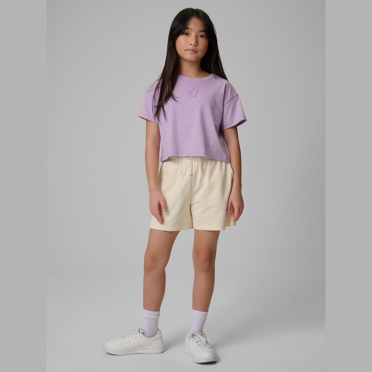 T-shirt regular s potlačou dievčenský - ružový · záber 8