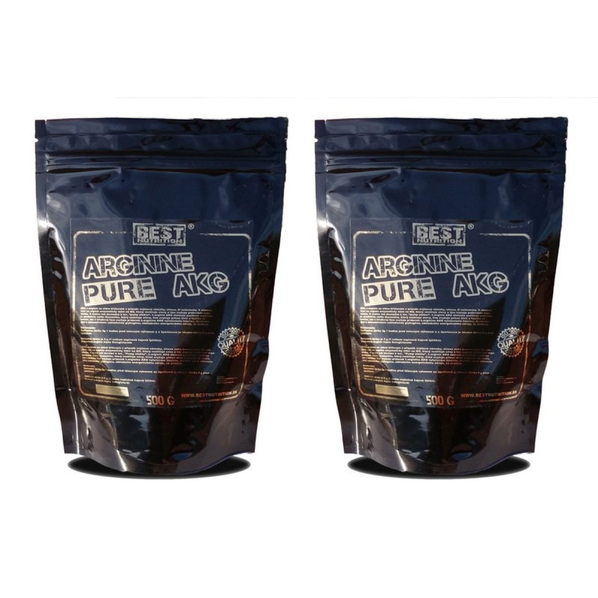1+1 Zadarmo: Arginine pure AKG od Best Nutrition 250 g + 250 g · záber 1