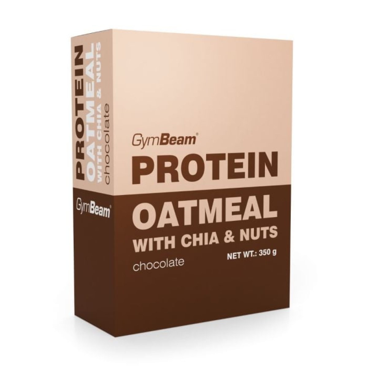 GymBeam Proteínová ovsená kaša s chia a orechmi čokoláda · záber 1