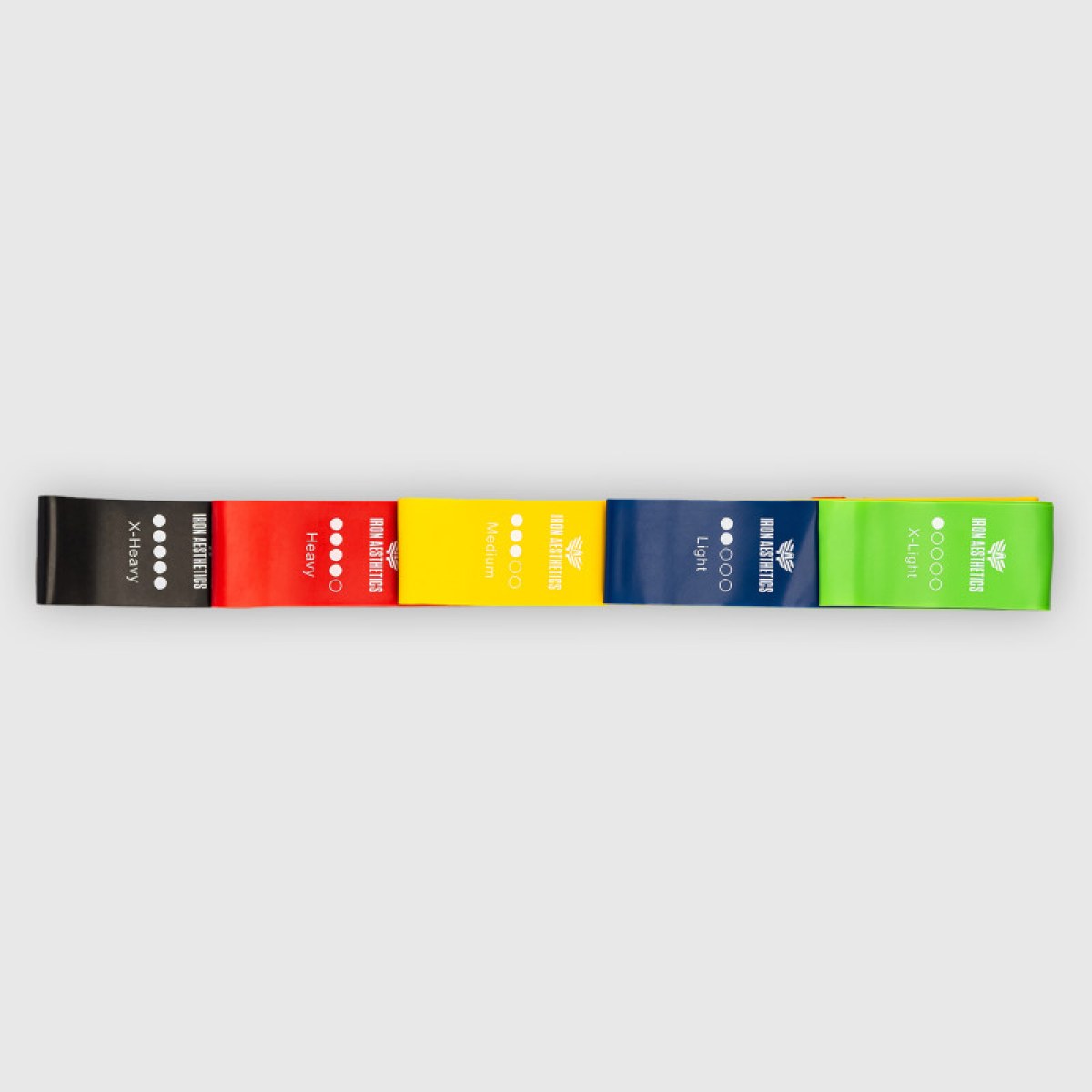 Set posilňovacích gúm Iron Aesthetics Resistance Band · záber 4