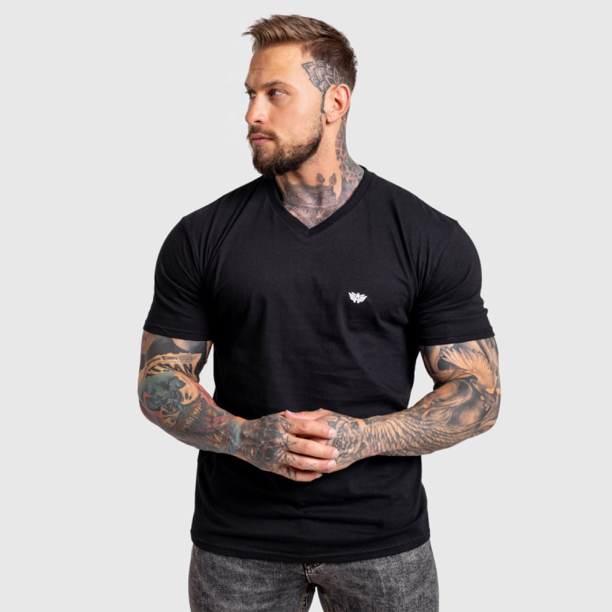 Pánske tričko Iron Aesthetics Imperial, čierne · záber 3