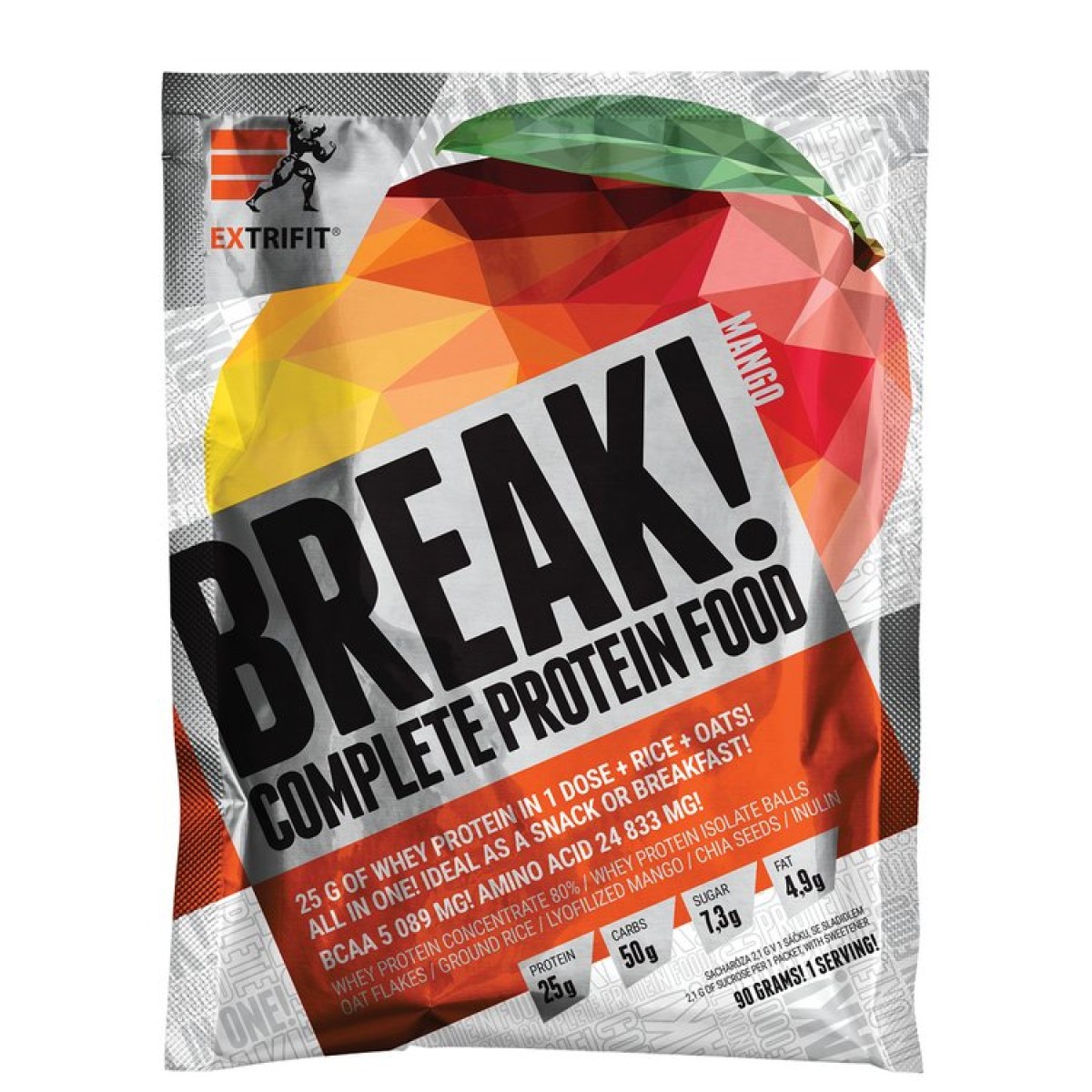 Break! Complete Protein Food - Extrifit 90 g Blueberry · záber 1