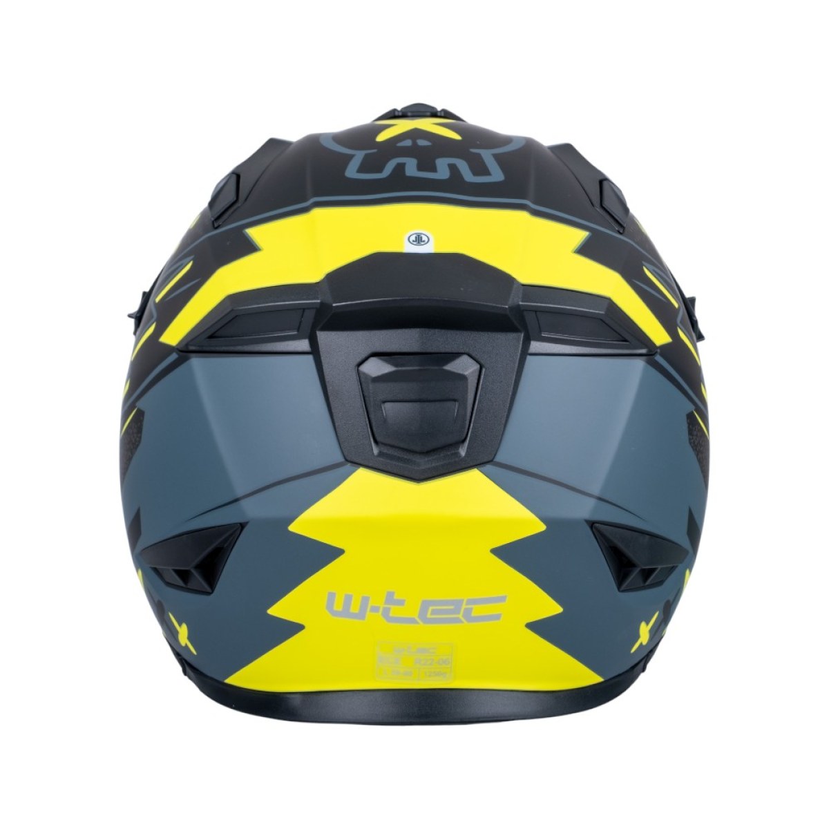 W-TEC Badalone Graphic matno čierno-žltá - XL (61-62) · záber 5