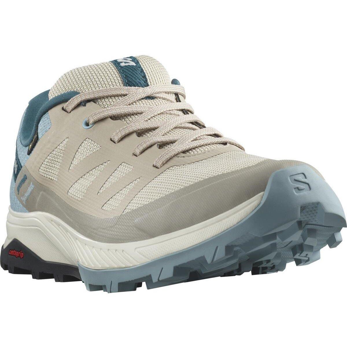 Salomon Outrise GTX W - Veľkosť: 42 2/3 | Farba: Béžová, Sivá · záber 2