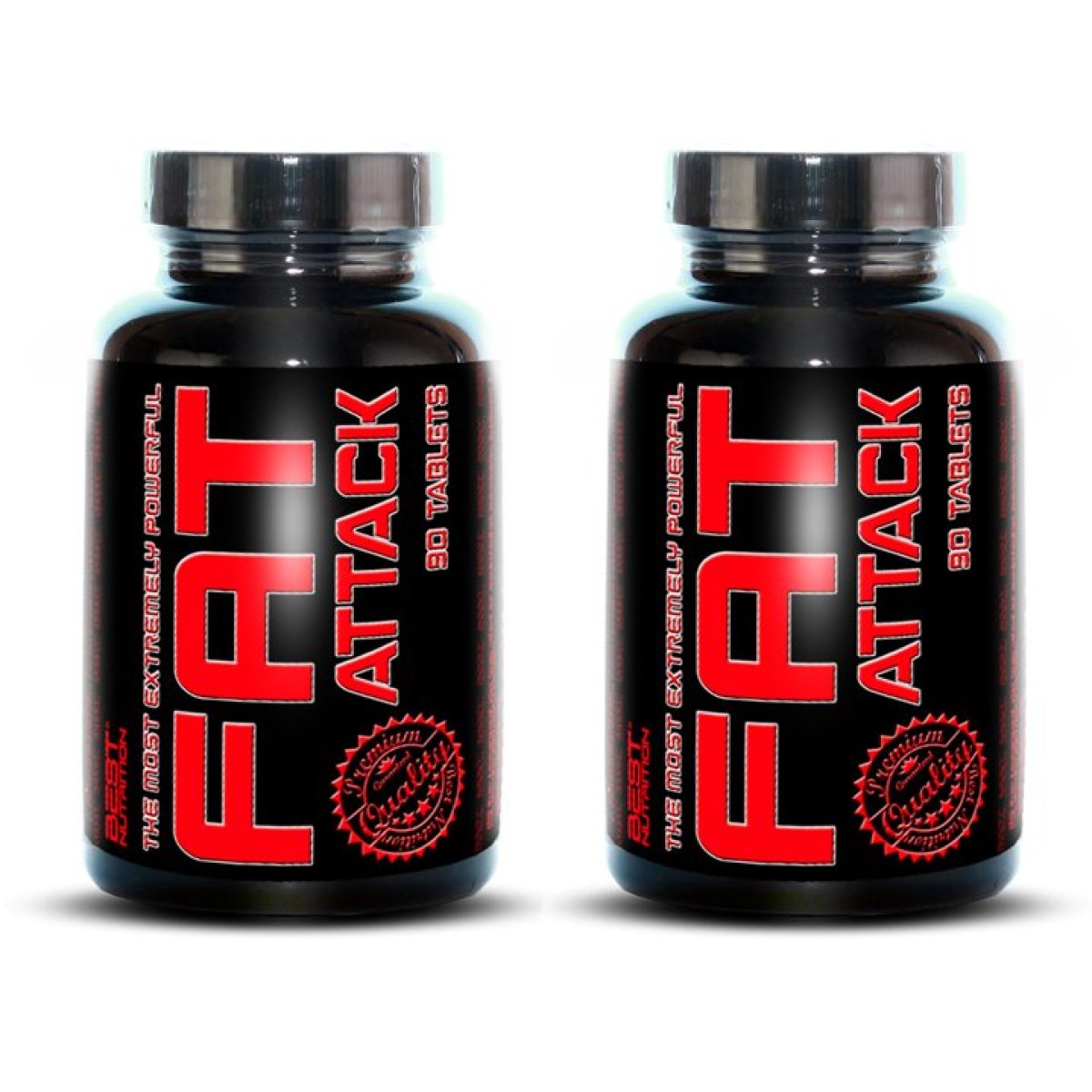 1+1 Zadarmo: Fat Attack od Best Nutrition 90 tbl. + 90 tbl. · záber 1