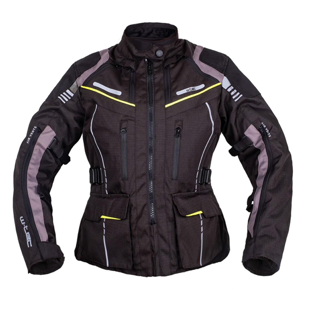 Dámska touringová moto bunda W-TEC Smackton Lady - Veľkosť: L | Farba: Zelená · záber 1