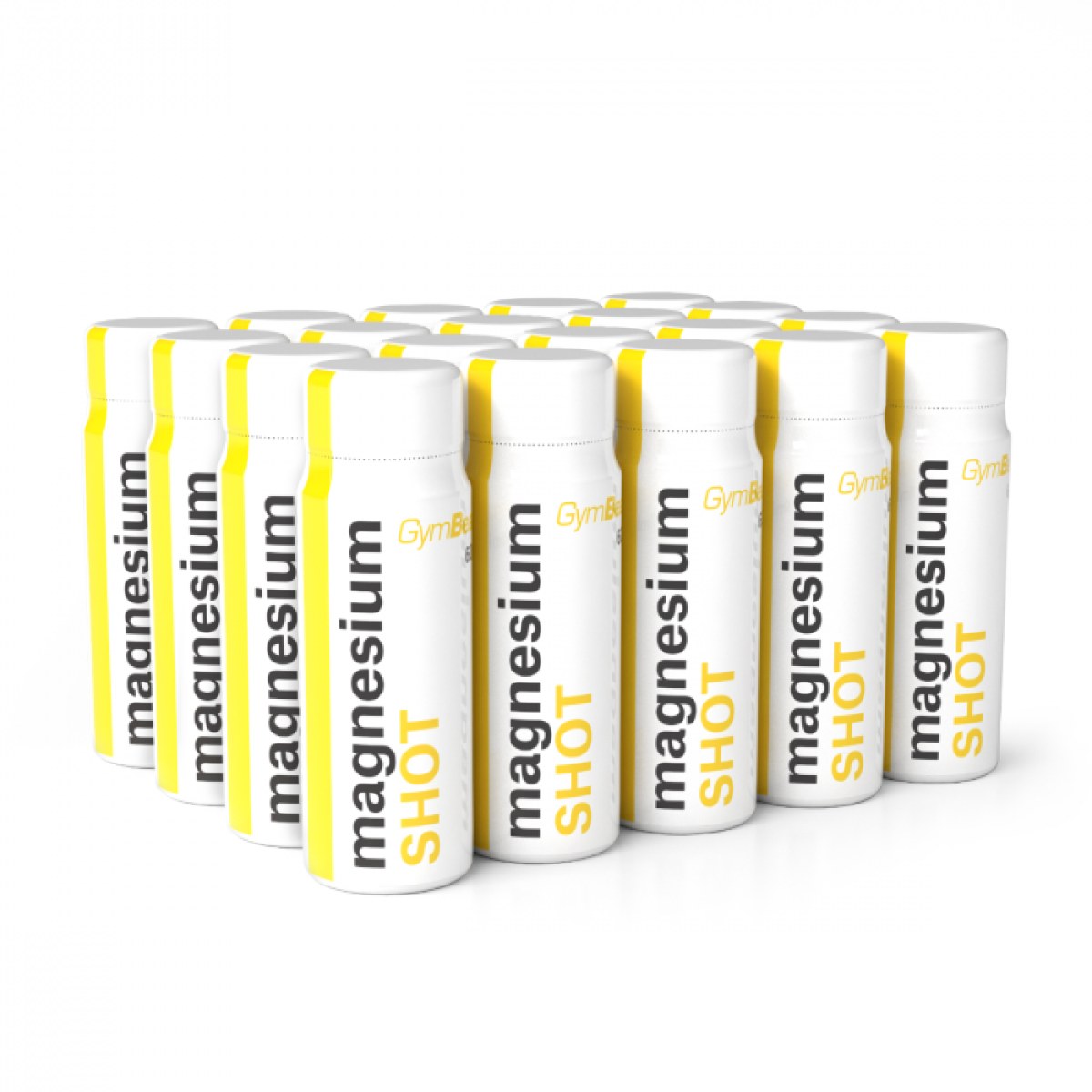 GymBeam Magnesium Shot citrón - Príchuť: Citrón | Hmotnosť: 1,2 kg | Objem: 20 x 60 ml | Balenie: 20 · záber 1