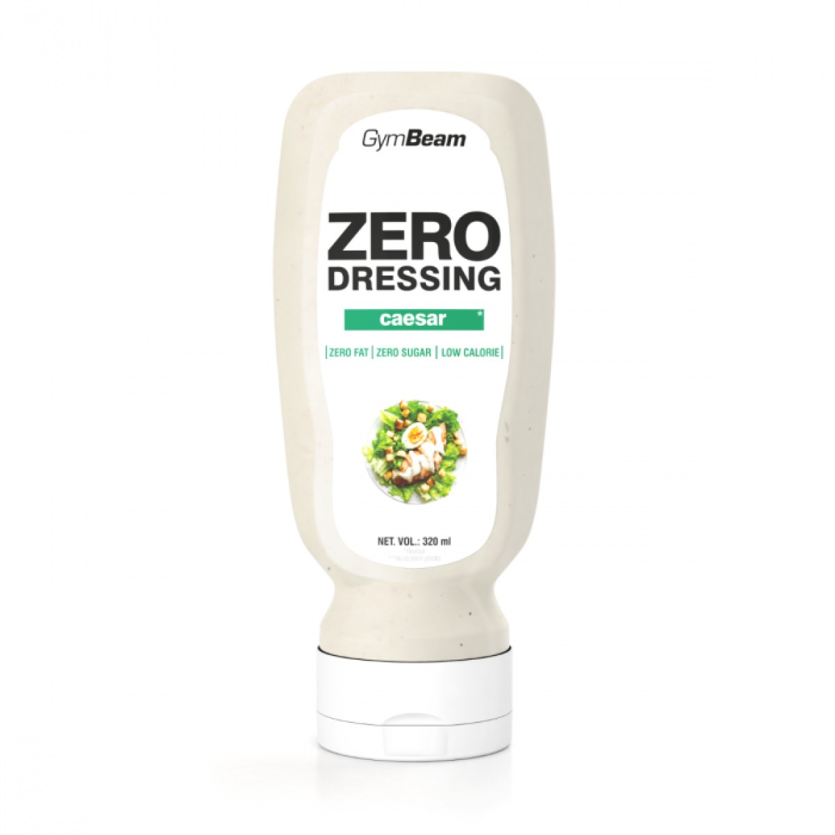 GymBeam ZERO DRESING caesar - Hmotnosť: 0,32 kg | Objem: 320 ml | Balenie: 6 · záber 1