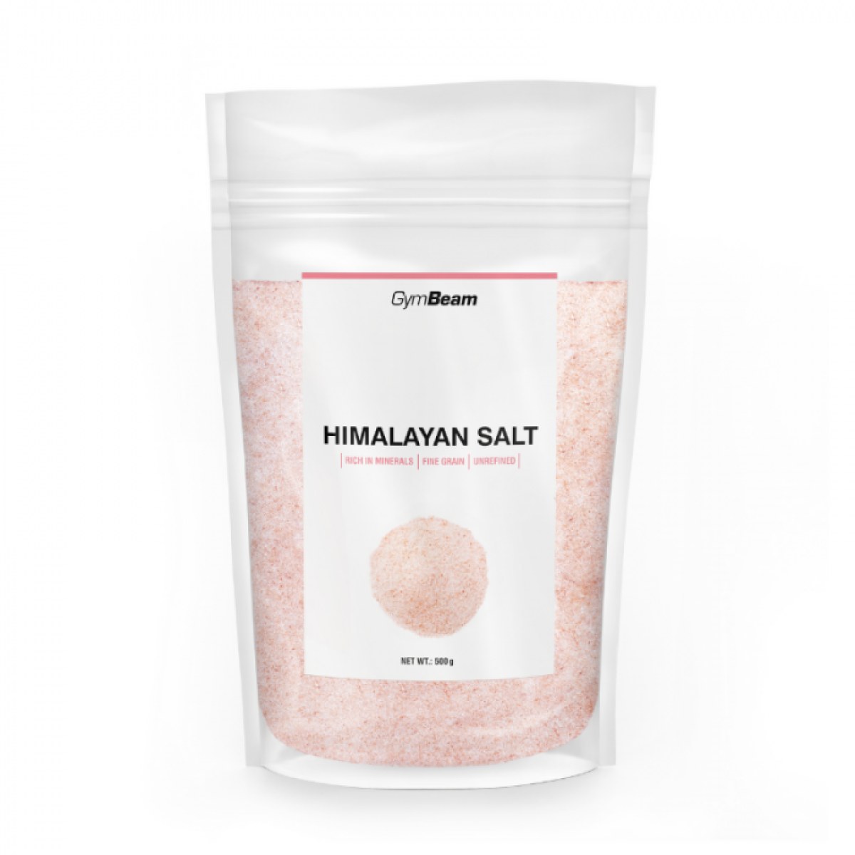 GymBeam Ružová Himalájska soľ - jemná - Hmotnosť: 0,5 kg | Balenie: 20 · záber 1