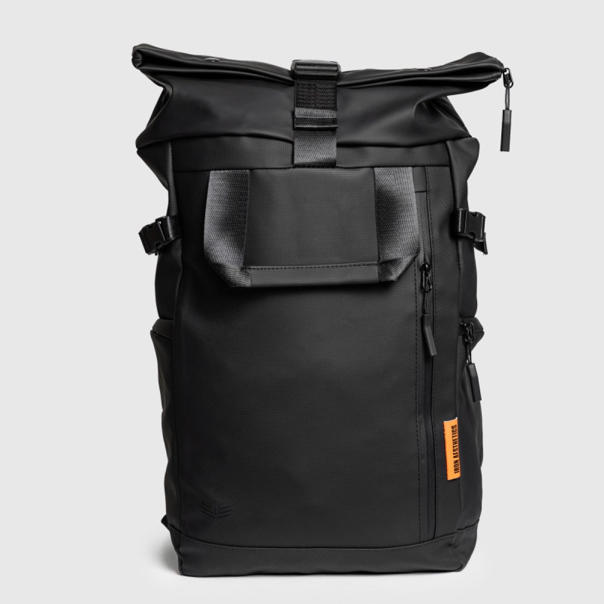 Rolltop batoh Iron Aesthetics Urban Pro, čierny · záber 3