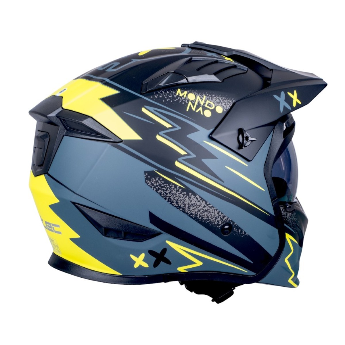 W-TEC Badalone Graphic matno čierno-žltá - XL (61-62) · záber 3