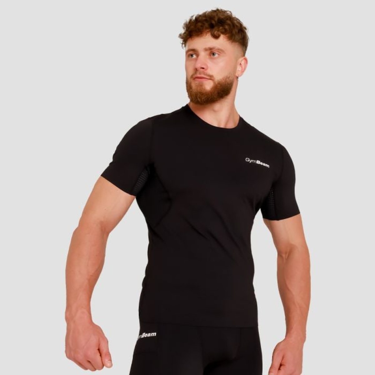 GymBeam Kompresné tričko High Black XL · záber 1