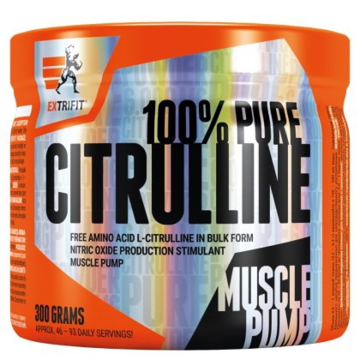 Citrulline 100 % Pure Powder - Extrifit 300 g Orange · záber 1