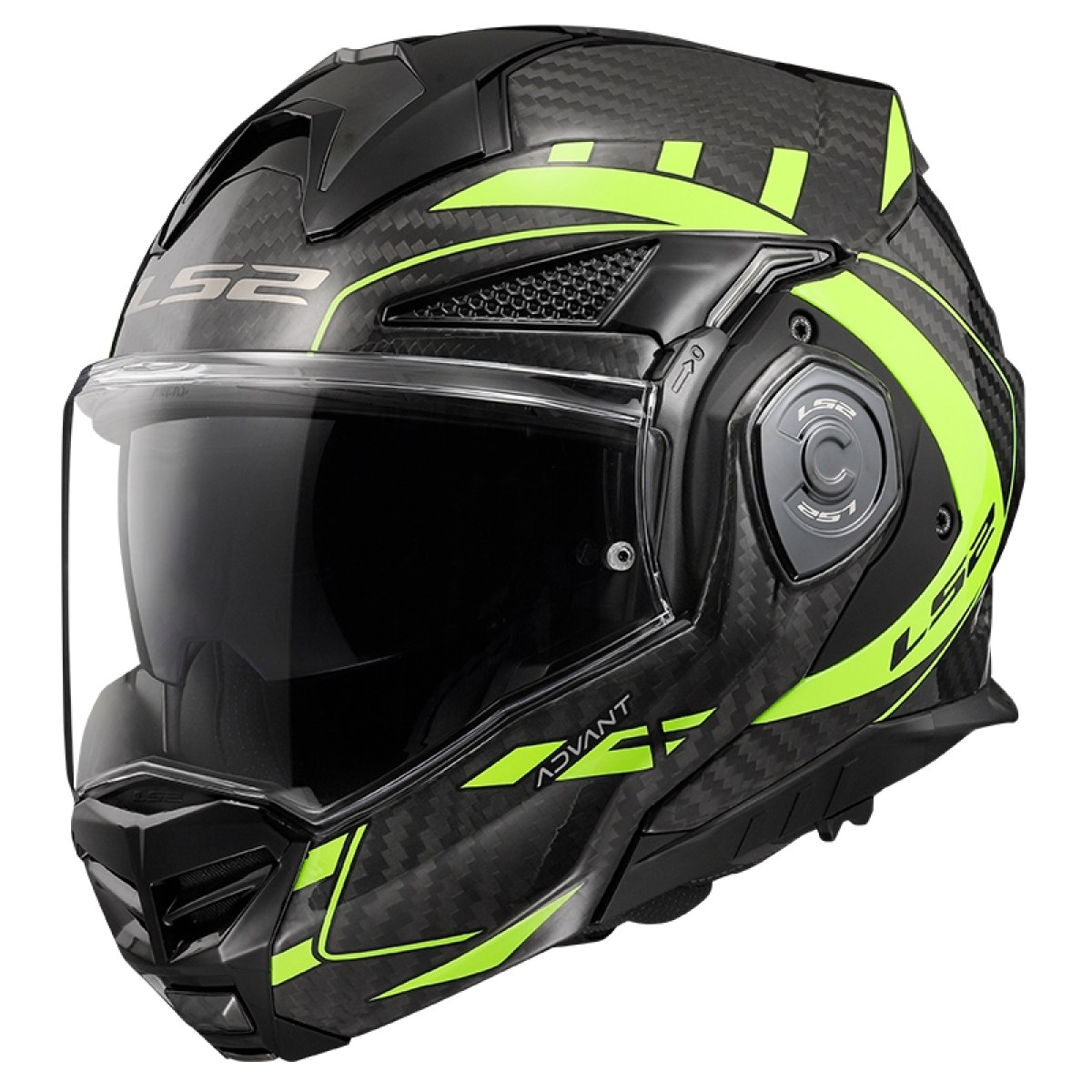 LS2 FF901 Advant X Carbon Future H-V Yellow XXL (63-64) · záber 1