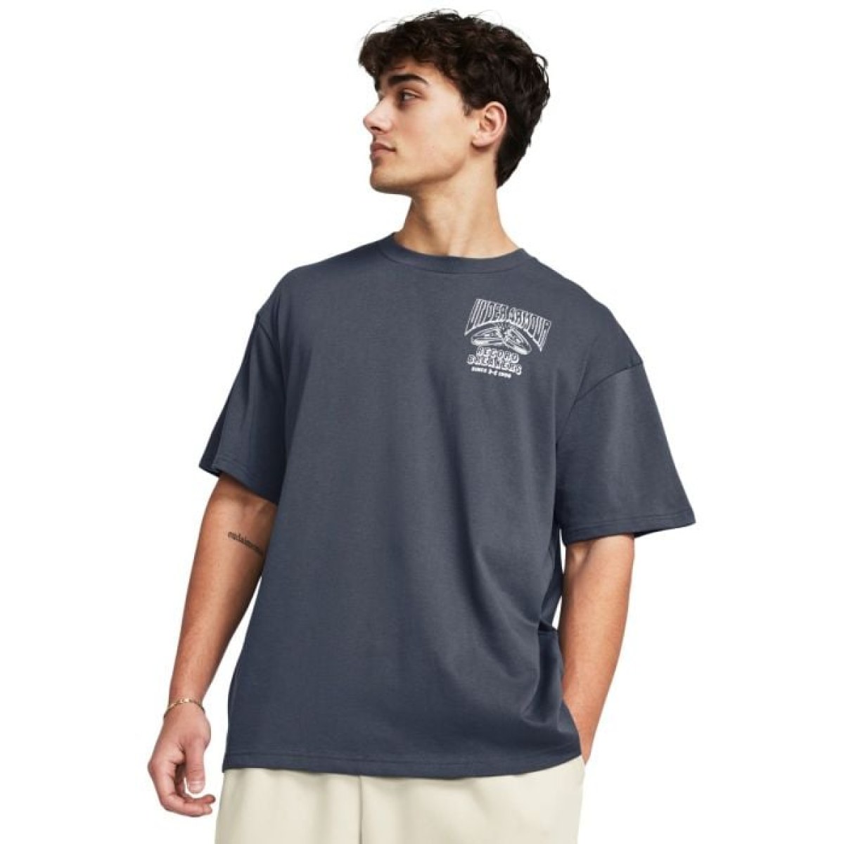 Under Armour Tričko HW RECORD BREAKERS SS Grey L · záber 1