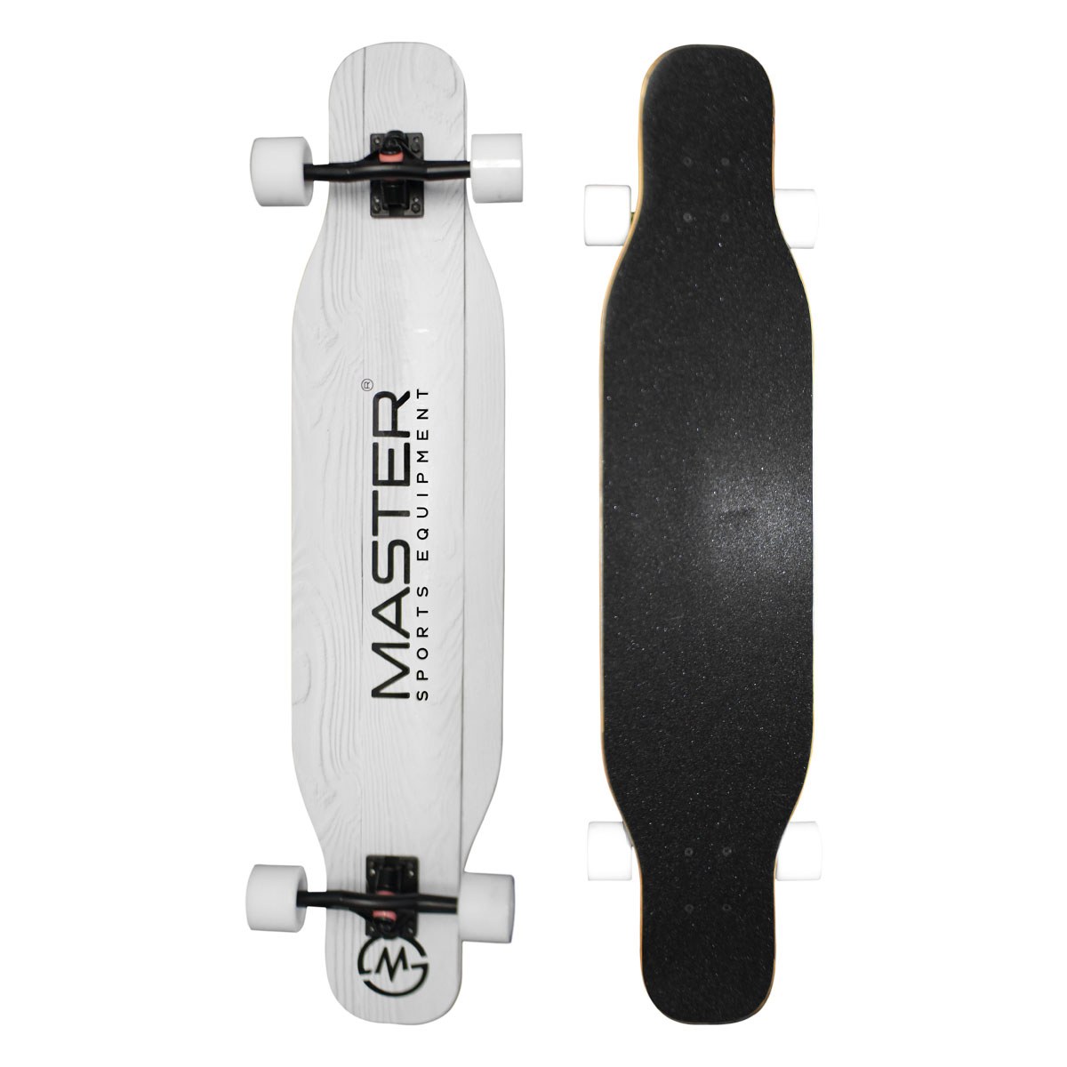 Longboard MASTER 42" dancing style - white wood · záber 1