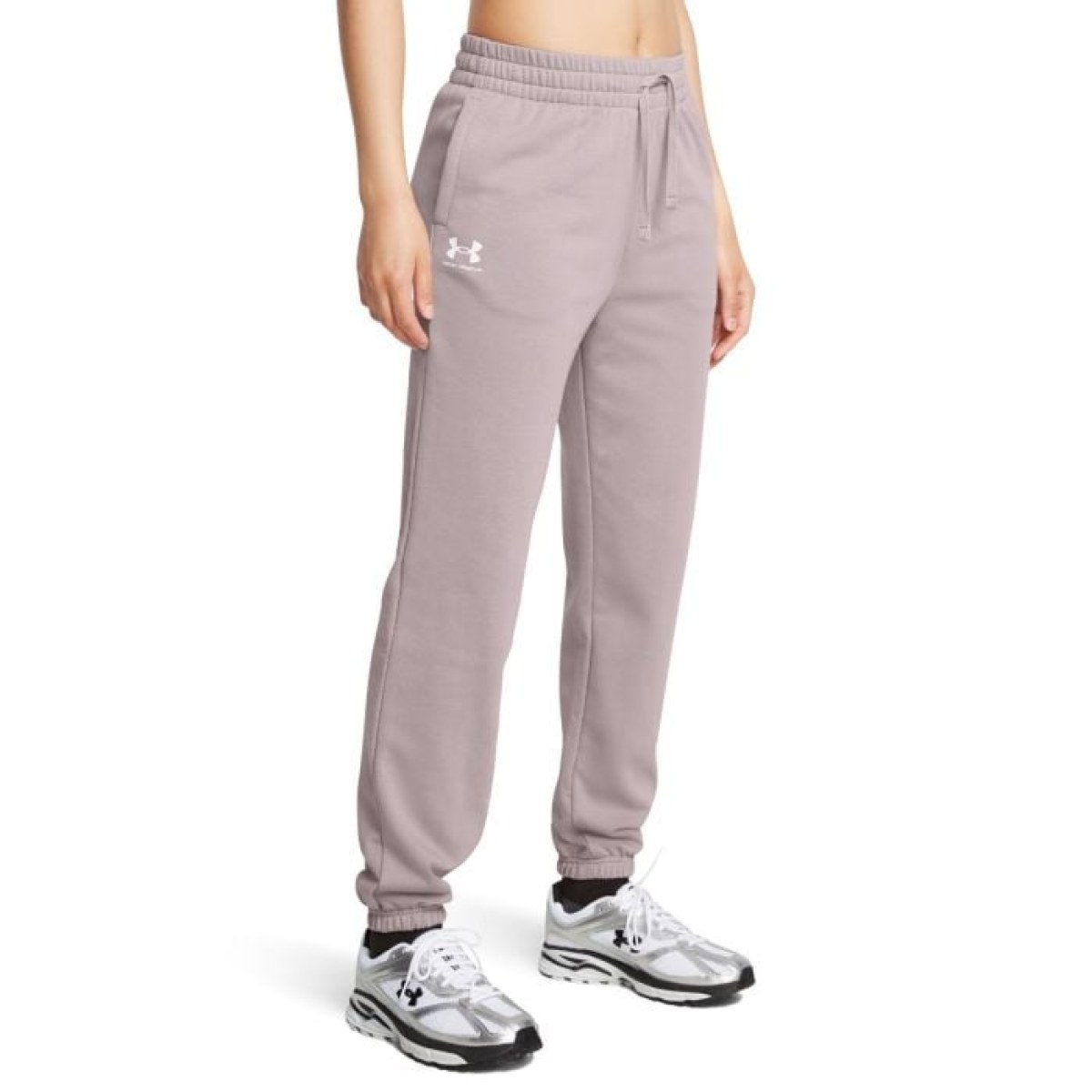 Under Armour Dámske tepláky UA Rival Terry Jogger Grey LL · záber 1
