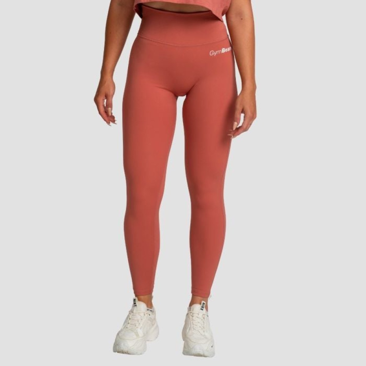 GymBeam Dámske legíny High-waist Limitless Cinnamon LL · záber 1
