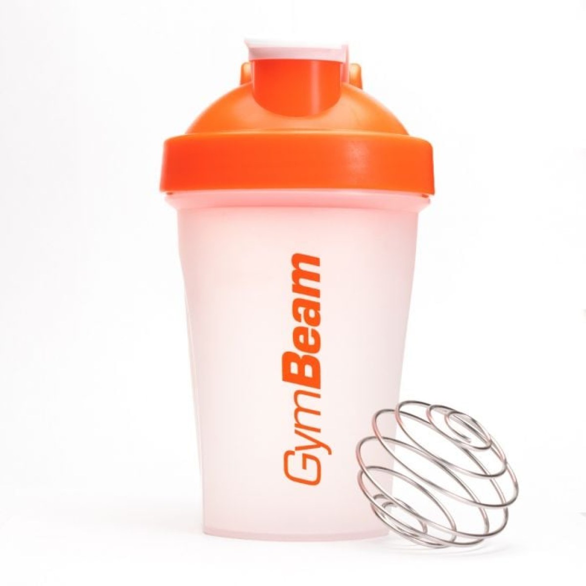 GymBeam Šejker Blend Bottle priesvitno-oranžový 400 ml · záber 1