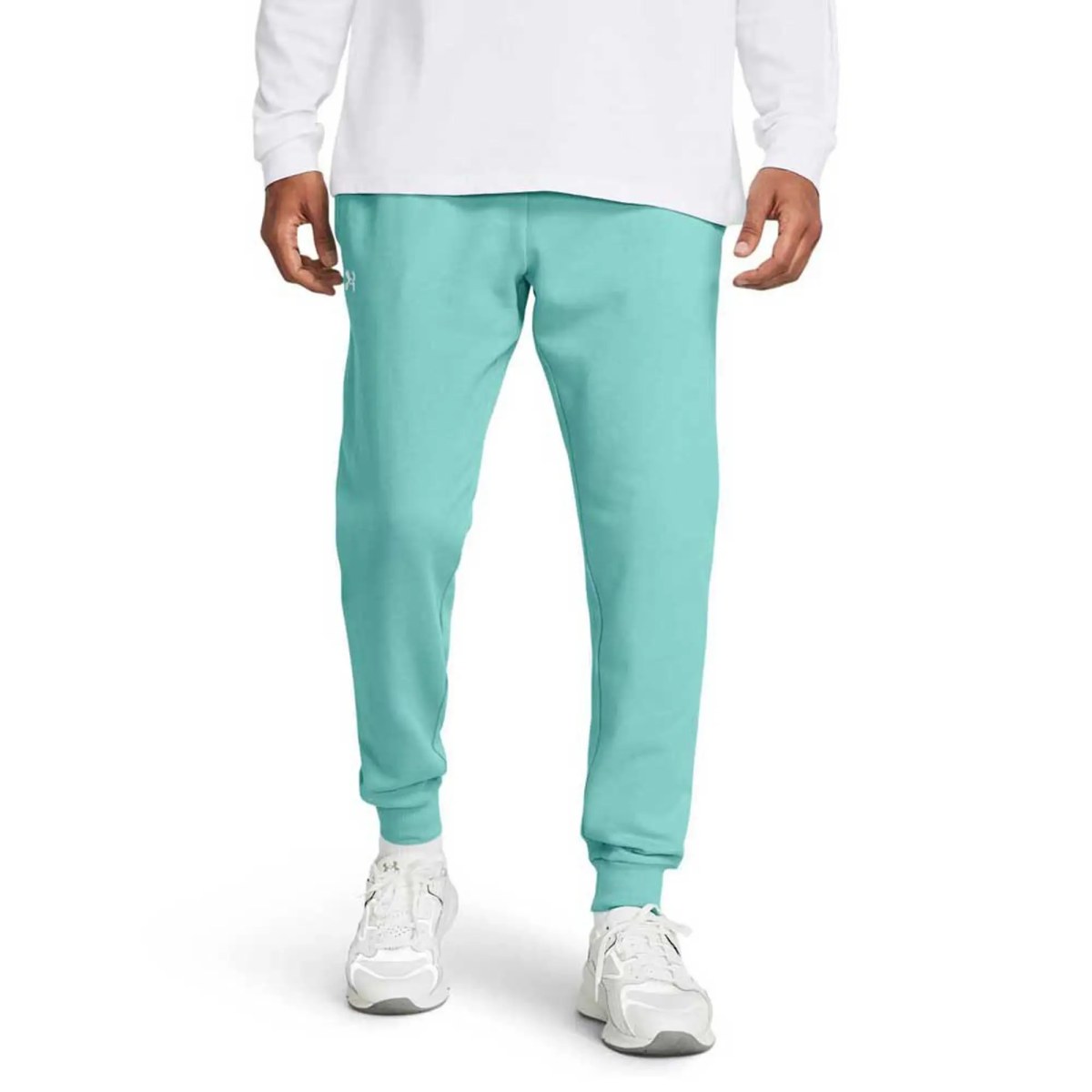 Under Armour UA Rival Fleece Joggers - Veľkosť: XL | Farba: Modrá · záber 2