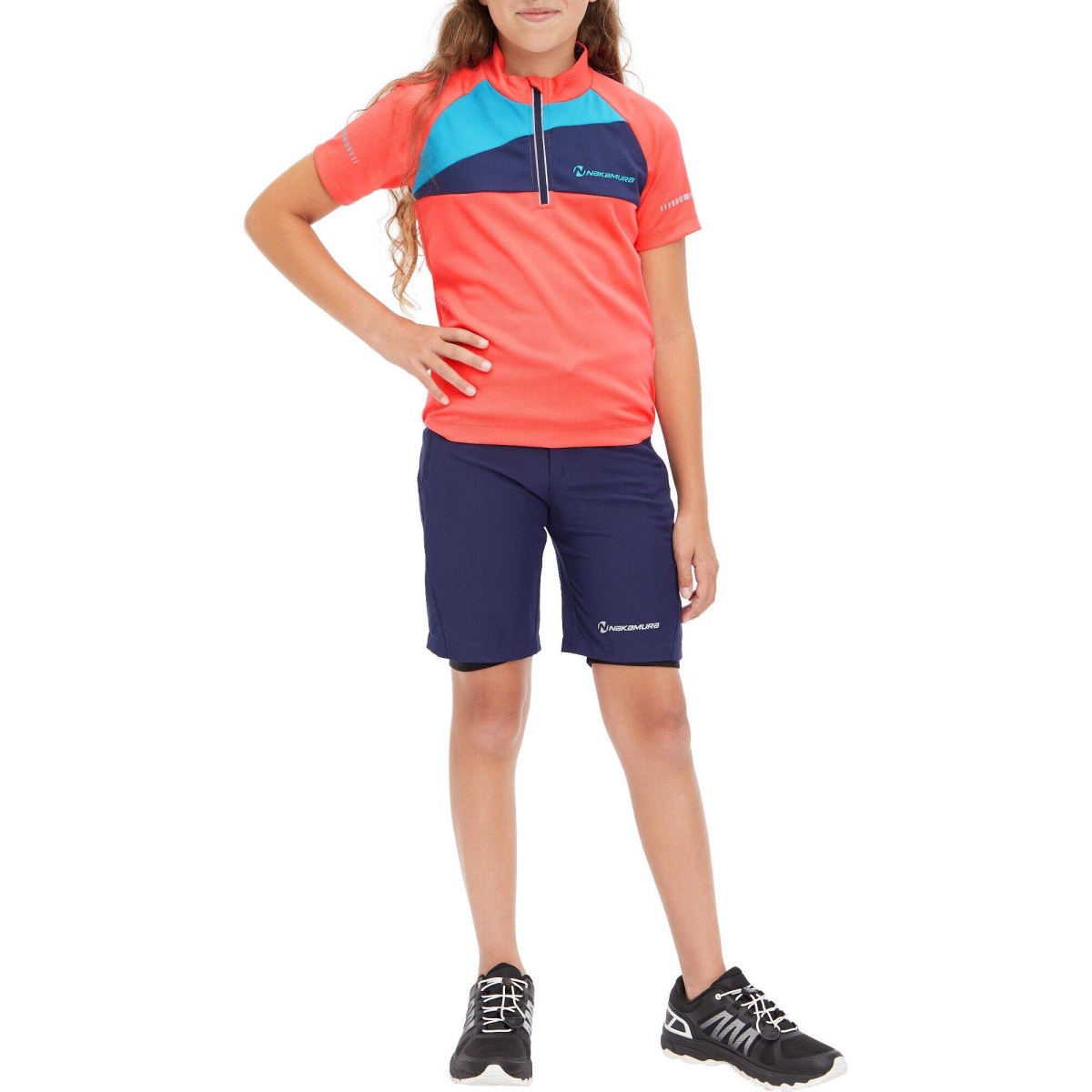 Nakamura Pablo Jersey Kids - Veľkosť: 176 | Farba: Ružová, Červená · záber 4