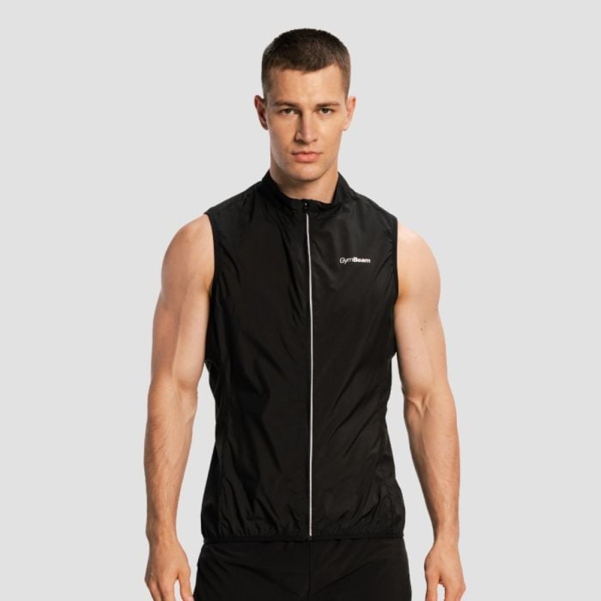 GymBeam Pánska bežecká vesta Pulse X Black XL · záber 1