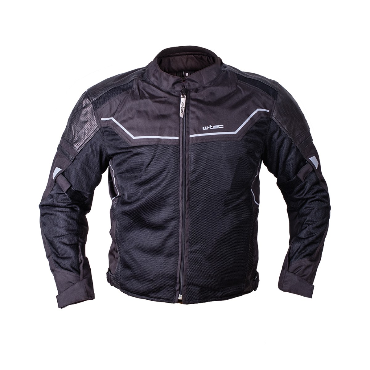 Moto bunda W-TEC Adam - Veľkosť: M | Farba: Čierna · záber 1