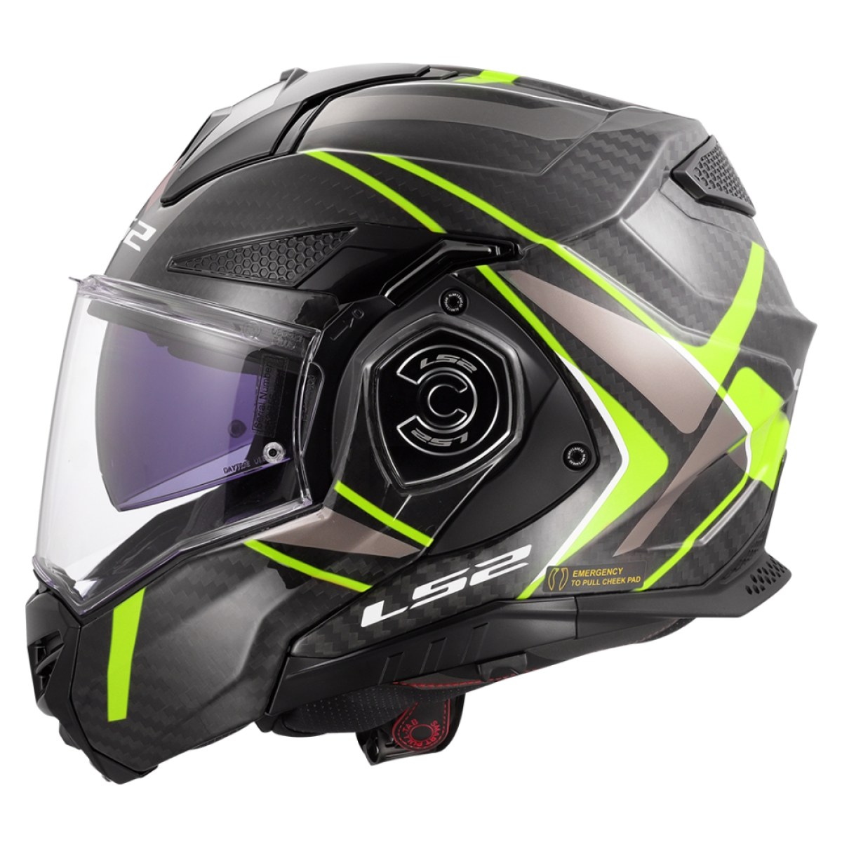 LS2 FF901 Advant X C Future II H-V Yellow XS (53-54) · záber 2