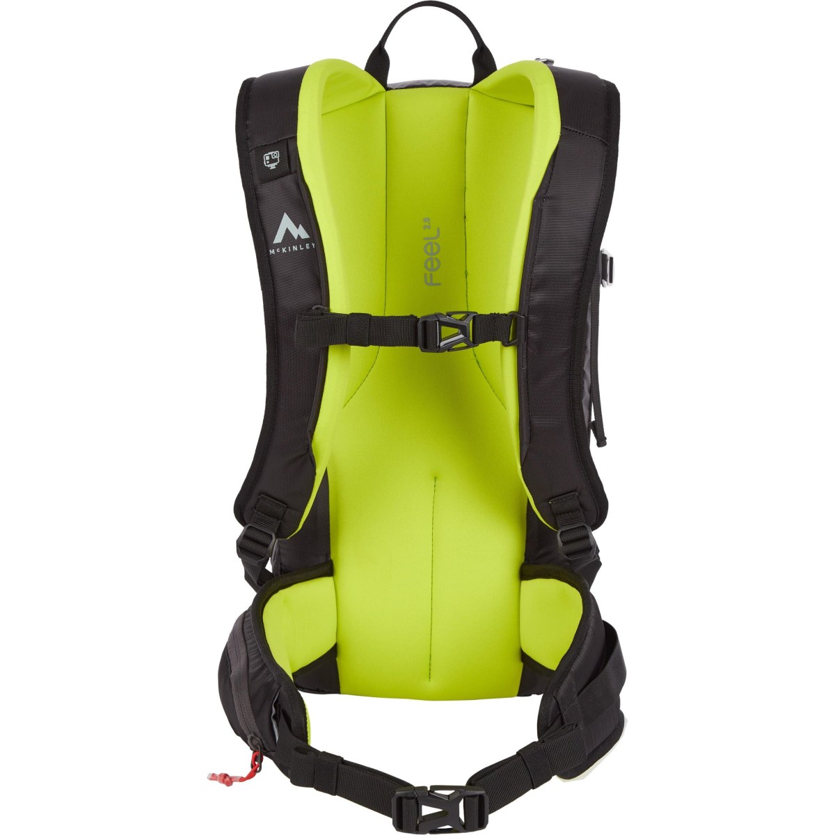 McKinley Black Burn CT 20 Alpine Backpack - Farba: Čierna | Objem: 16-20 · záber 4