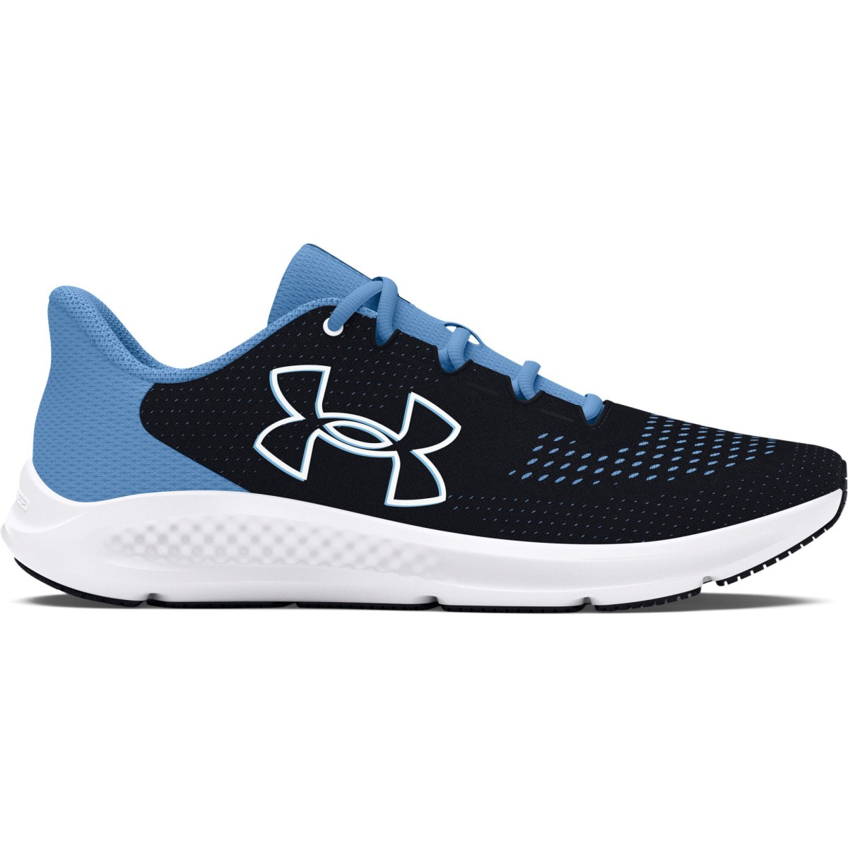 Under Armour Charged Pursuit 3 Big Logo W - Veľkosť: 39 | Farba: Čierna, Modrá · záber 1