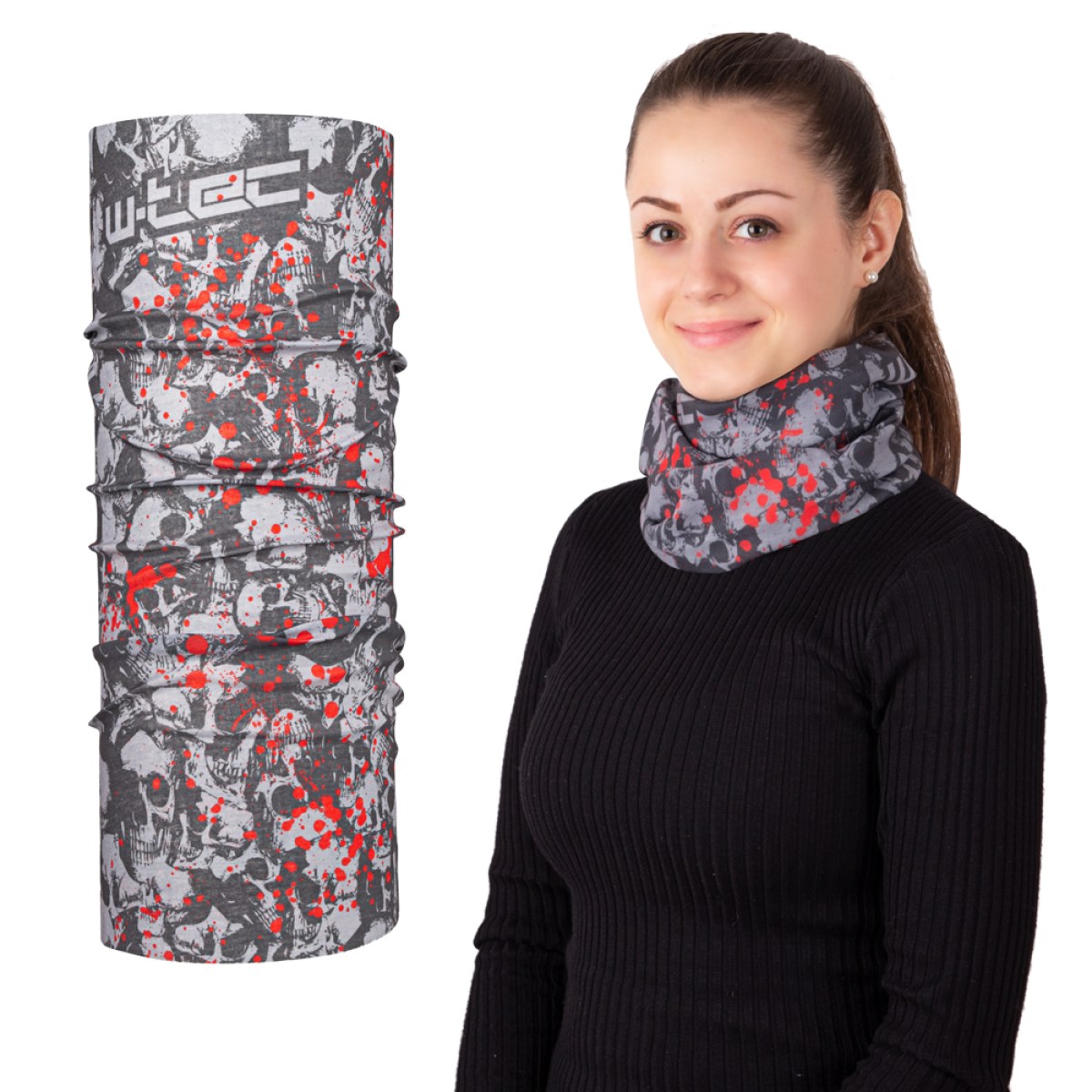 Multifunkčný nákrčník W-TEC Nekky - Farba: Spitter · záber 1