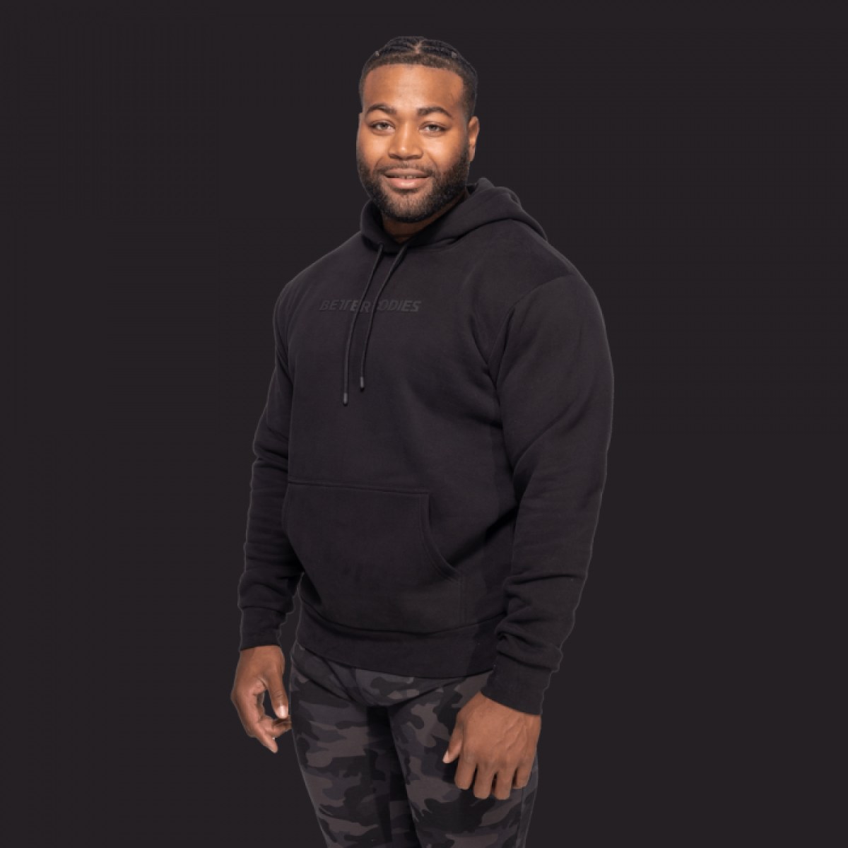 Better Bodies Logo Hoodie Black M · záber 1