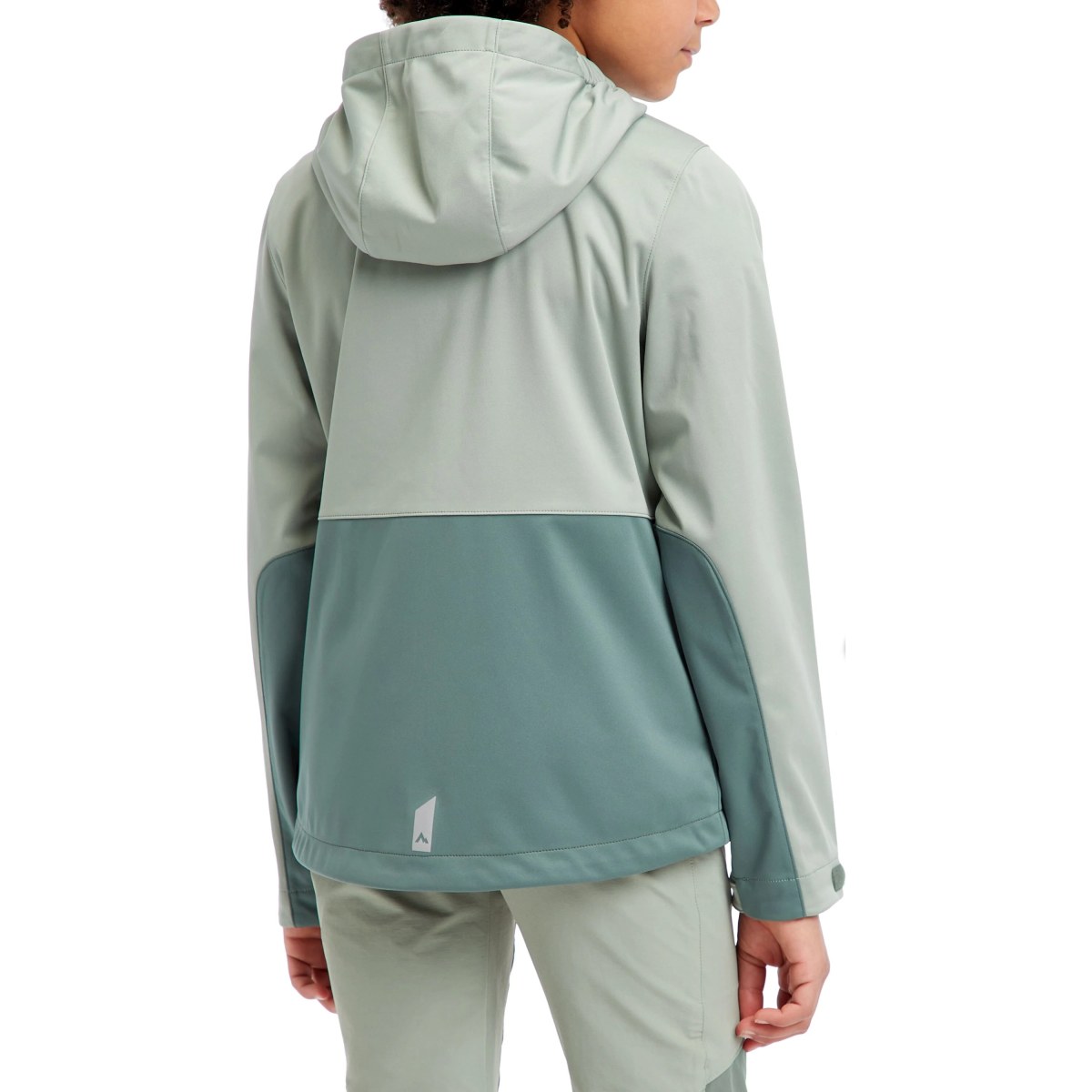 McKinley Bennet Softshell Jacket Kids - Veľkosť: 116 | Farba: Zelená · záber 3