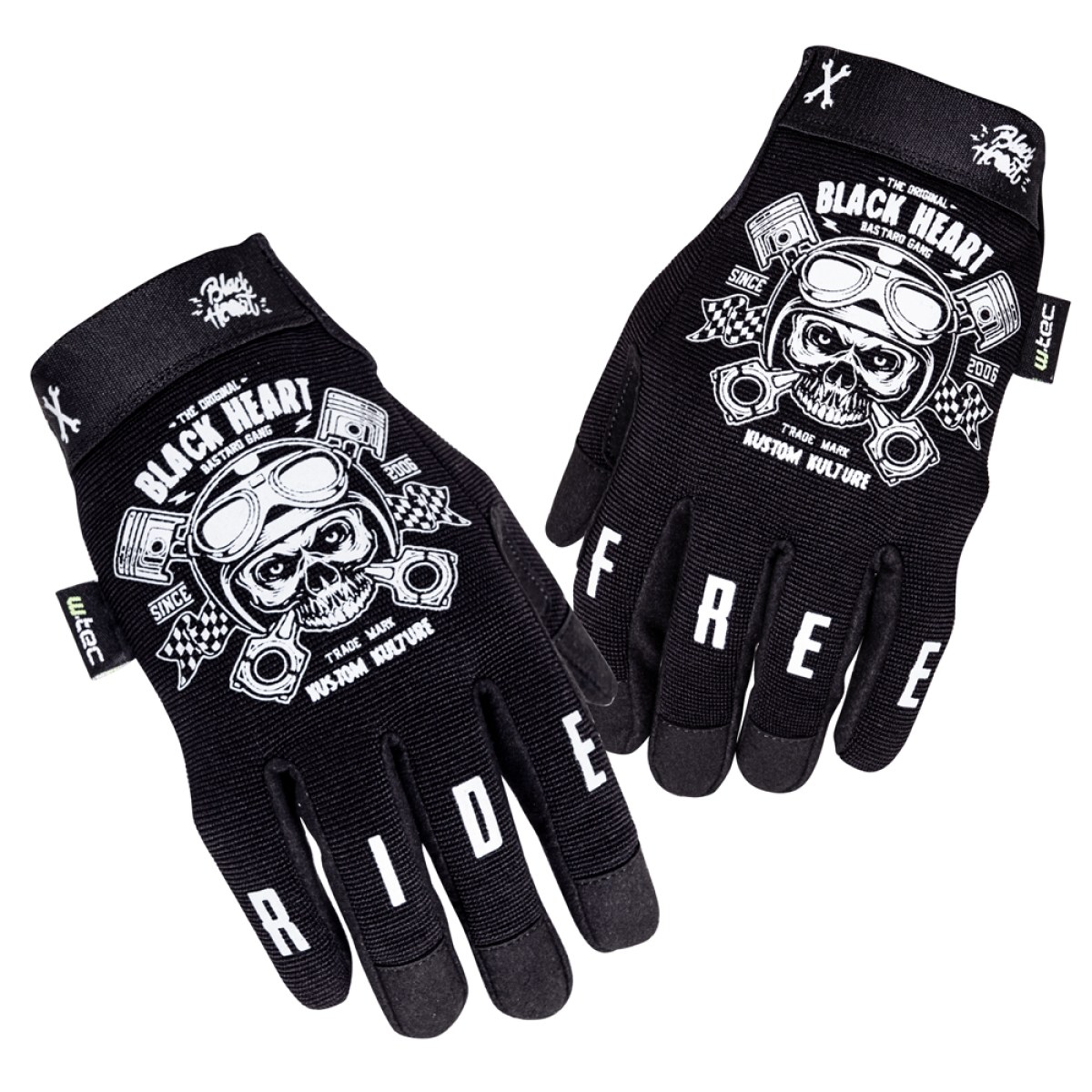 W-TEC Black Heart Piston Skull čierna - XL · záber 1