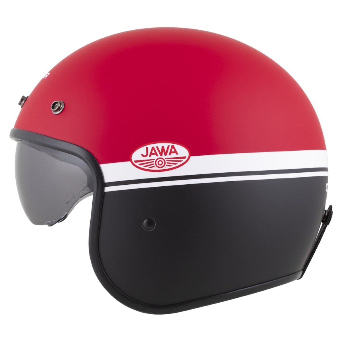 Cassida Oxygen Jawa OHC 2.0 červená matná/černá/bílá L (59-60) · záber 3
