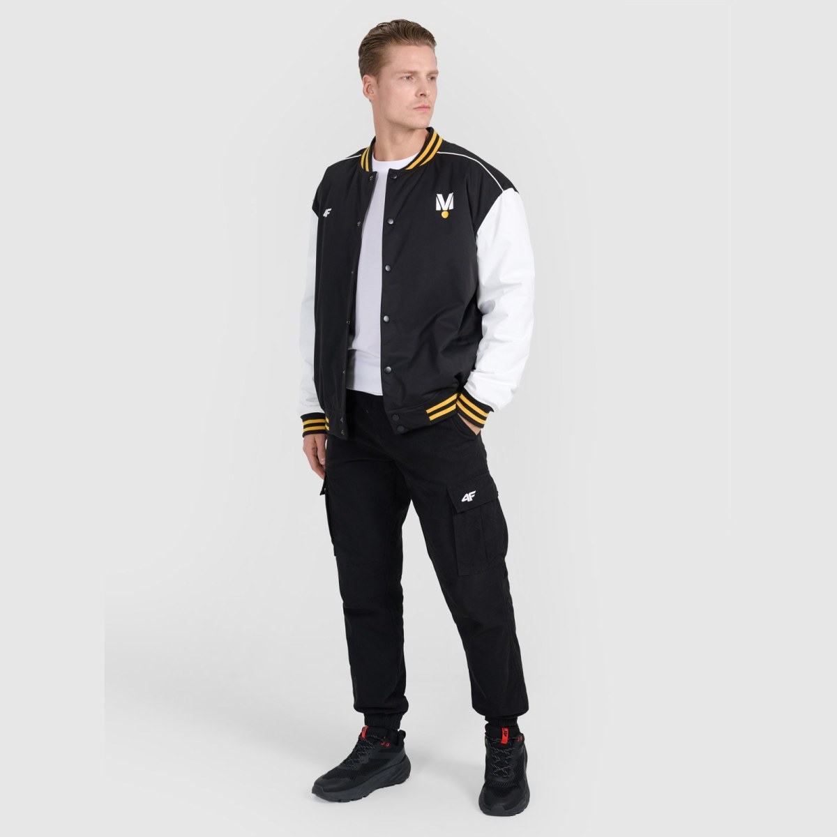 Prechodná bomber bunda unisex 4F x Drift Masters - čierna · záber 2