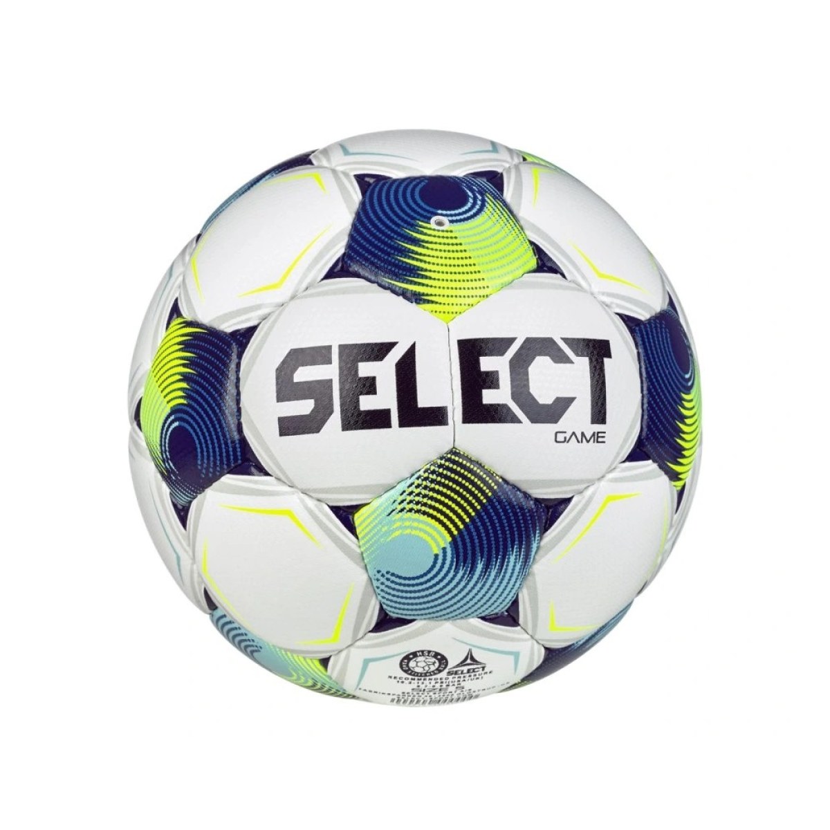 Futbalová lopta SELECT FB Game SK Chance Liga 2025/26 5 bielo-modrá · záber 1