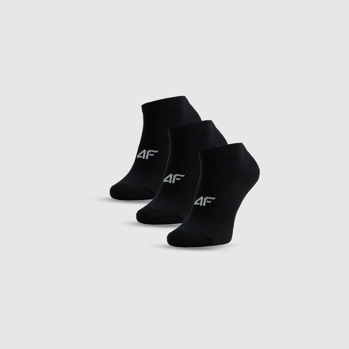 Dámske krátke ponožky (3-pack) - čierne · záber 1