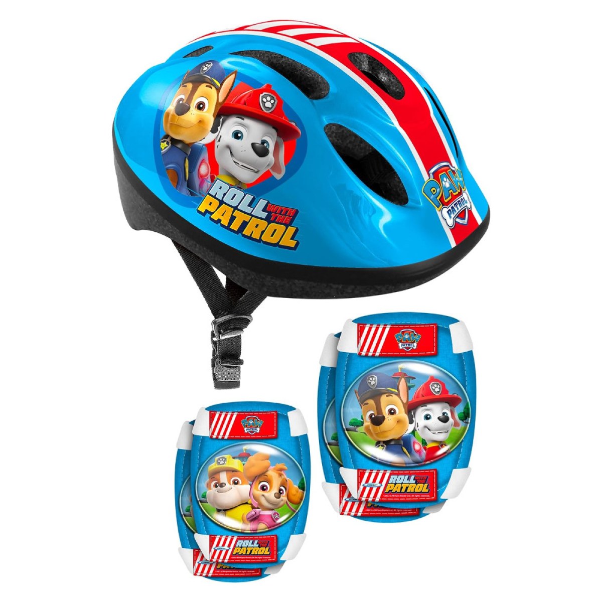 Paw Patrol súprava prilba + chrániče pre deti · záber 1