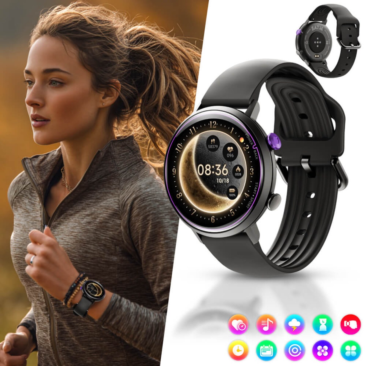 Smart hodinky inSPORTline Brosel · záber 1