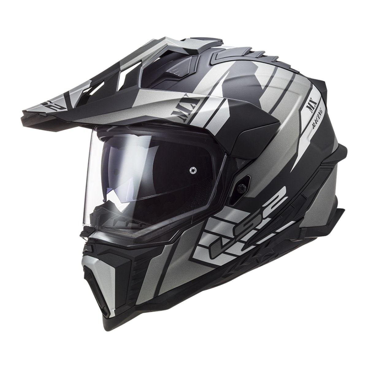 LS2 Explorer Atlantis Matt Titanium - XS (53-54) · záber 1