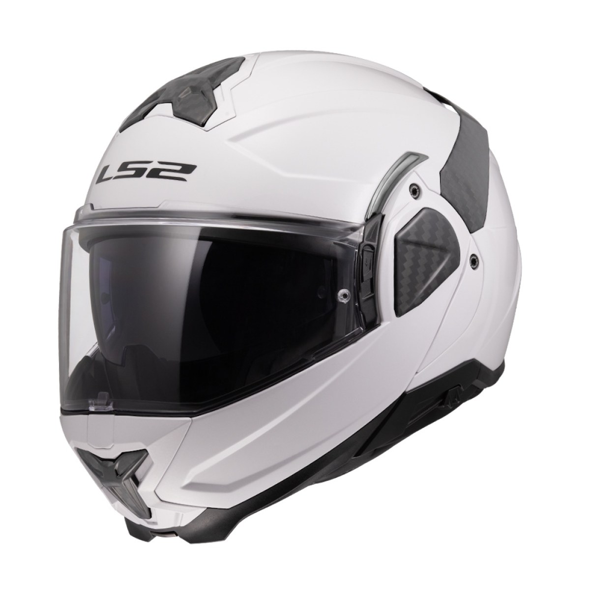 LS2 FF910 Advant II Solid White XL (61-62) · záber 1